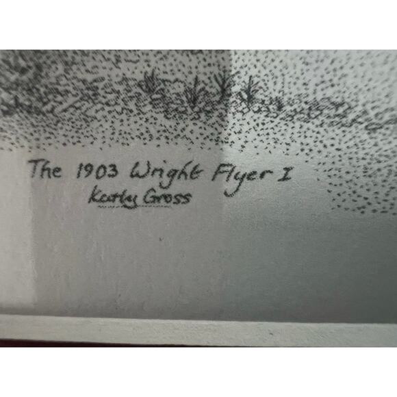 1903 Wright Flyer I over the sands of Kitty Hawk, North Carolina by Kathy Gross - Picture 3 of 7